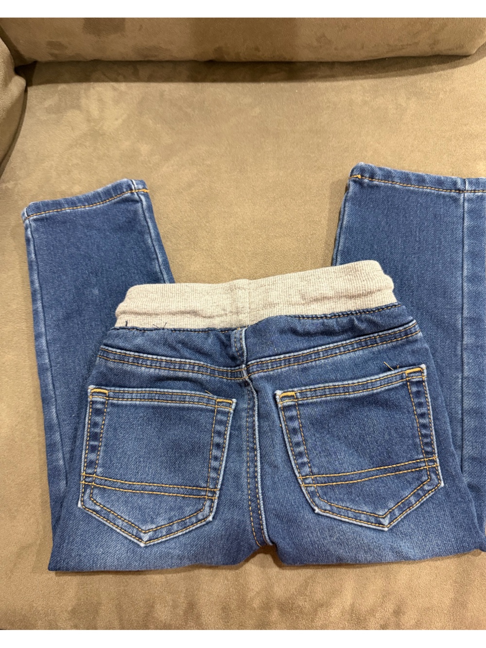 Cat & Jack Blue Knit-Waist Jeggings